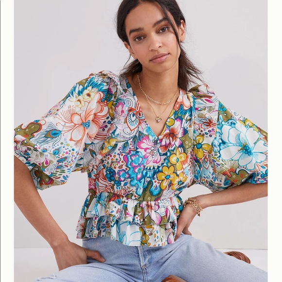 SOLD NWT Anthropologie’s Love the Label Regan top - Picture 8 of 8